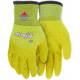 MCR Safety Ninja Ice Insulated Work Gloves, Hi-Vis 15 Gauge Lime Nylon with Acrylic Terry Interior, Over The Knuckle Coated with HPT, Hi-Vis Lime, Medium, N9690HVM