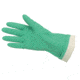 MCR Safety Nitri-Chem Flock Lined Nitrile Gloves, Industrial Grade, 13in Length, 15 mil Thickness, Green, X - Large, 5320
