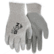 MCR Safety NXG Work Gloves, 10 Gauge Cotton Polyester Shell, Latex Coated Palm and Fingertips, Gray, Large, 9688L