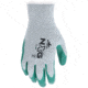 MCR Safety NXG Work Gloves, 10 Gauge Cotton Polyester Shell, Nitrile Palm and Fingers, Green/Gray, X - Large, FT350XL