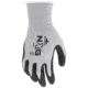 MCR Safety NXG Work Gloves, 13 Gauge Nylon, Nitrile Foam Coated Palm and Fingertips, Black/Gray, Medium, 9673M