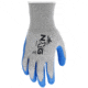 MCR Safety NXG Work Gloves, 13 Gauge Nylon Shell, Foam Latex Palm and Fingertips, Blue/Gray, X - Large, 96731XL