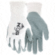 MCR Safety NXG Work Gloves, 15 Gauge Nylon Shell, Air Infused Nitrile Foam Coated Palm and Fingertips, Gray/White, X - Large, 9694XL
