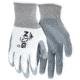 MCR Safety NXG Work Gloves, 15 Gauge Nylon Shell, Nitrile Coated Palm and Fingertips, Gray/White, X - Large, 9683XL