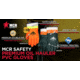 MCR Safety Oil Hauler Double Dipped PVC Work Gloves, Soft Jersey Lining, Protective Safety Cuff, Hunter Green, Large, 6410SC