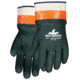 MCR Safety Oil Hauler Double Dipped PVC Work Gloves, Soft Jersey Lining, Protective Safety Cuff, Hunter Green, Large, 6410SC