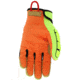 MCR Safety Predator Mechanics Hi-Visibility Cut Resistant Work Gloves, Lime/Orange, 3XL, PD4900XXXL