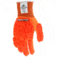 MCR Safety Predator Mechanics Hi-Vis Impact Resistant Work Gloves, Tire Tread TPR on Back, Fingers, and Thumb, Breathable Nitrile Palm adds Wet and Dry Grip, Orange, Large, PD3950L