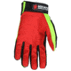 MCR Safety Predator Mechanics Work Gloves, Textured PVC Coated Synthetic Palm, Hi-Vis Spandex Back, Back of Hand Impact Protection, Red/Hi-Vis Lime, XX - Large, PD2901XXL