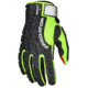 MCR Safety Predator Mechanics Work Gloves, Textured PVC Coated Synthetic Palm, Hi-Vis Spandex Back, Back of Hand Impact Protection, Red/Hi-Vis Lime, XX - Large, PD2901XXL