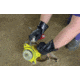 MCR Safety PVC Coated Work Gloves, Double Dipped with Sandy PVC, Soft Interlock Lining, 14in Length, Black, Large, 6524S