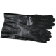 MCR Safety PVC Coated Work Gloves, Double Dipped with Sandy PVC, Soft Interlock Lining, 18in Length, Black, Large, 6528S