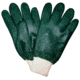 MCR Safety PVC Coated Work Gloves, Double Dipped with Sandy PVC, Soft Jersey Lining, Comfortable Knit Wrist, Hunter Green, Large, 6420