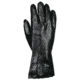 MCR Safety PVC Coated Work Gloves, Single Dipped with Rough PVC, Soft Interlock Lining, 12in Length, Black, Large, 6212R