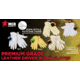 MCR Safety Leather Drivers Work Gloves, Buffalo Grain Leather, Keystone Thumb, White, Large, 3313L