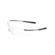 MCR Safety Rubicon T4 Series Safety Glasses with Lens UV-AF Anti-Fog Coating Curved Frameless Lens Design, Clear, One Size, T4110AF
