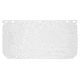 MCR Safety Safety Face Shield Single Matrix Replacement Window. Impact Resistant Polycarbonate, .040 Inches in Thickness, Clear, One Size, 487400