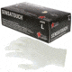 MCR Safety SensaTouch Disposable Latex Gloves, Powder Free Industrial Food Service Grade, 9.5in Length, 5 mil in Thickness, White, Large, 5055L