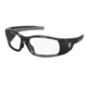 MCR Safety SR110 Swagger SR1 Series Safety Glasses, Soft Non-Slip Nose Piece and Temples, Clear, One Size, SR110