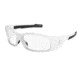 MCR Safety SR120 Swagger SR1 Series Safety Glasses, Soft Non-Slip Nose Piece and Temples, Clear, One Size, SR120