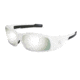 MCR Safety SR127 Swagger SR1 Series Safety Glasses, Soft Non-Slip Nose Piece and Temples, Silver Mirror, One Size, SR127