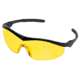MCR Safety ST1 Series Safety Glasses, Non-Slip Temple Grips, Amber, One Size, ST114