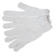 MCR Safety String Knit Work Gloves, 10 Gauge Regular Weight, Nylon, White, X - Small, 9630XSM