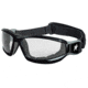 MCR Safety Swagger RP1 Series Safety Goggle, AV-AF Anti-Fog Coated Lenses, Foam Lined with Adjustable Strap, Clear, One Size, RP110AF