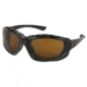 MCR Safety Swagger RP3 Series Foam Lined Safety Glasses, MAX6 Anti-Fog Lenses, Interchangeable Head Band Included, Brown, One Size, RP31BPF