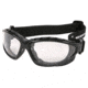 MCR Safety Swagger RP3 Series Foam Lined Safety Glasses, MAX6 Anti-Fog Lenses, Interchangeable Head Band Included, Clear, One Size, RP310PF