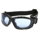 MCR Safety Swagger RP3 Series Foam Lined Safety Glasses, MAX6 Anti-Fog Lenses, Interchangeable Head Band Included, Light Blue, One Size, RP313PF