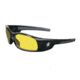 MCR Safety Swagger SR1 Series Safety Glasses with Polarized Lenes, Soft Non-Slip Nose Piece and Temples, Amber, One Size, SR114