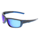 MCR Safety Swagger SR4 Series Safety Glasses, TPR from Temples to Nose Piece, Blue Diamond Mirror, One Size, SR438B