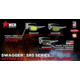 MCR Safety Swagger SR5 Series Welding Filter Shade 3.0 Dark Safety Glasses, MAX6 Anti-Fog Coating, Spoggle Strap Slot on Temples, Green Filter 3.0, One Size, SR5230PF