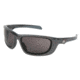MCR Safety Swagger UD1 Series Safety Glasses, MAX3 Superior Anti-Scratch Coating, Co-Injected TPR over Polycarbonate Temples, Gray/ Crystal Gray, One Size, UD112P