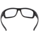 MCR Safety Tier1 T124 Tactical Gear Safety Glasses, Matte Black Frame, Clear MAX6 Superior Anti-Fog Lens, One Size, T12410P