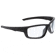 MCR Safety Tier1 T124 Tactical Gear Safety Glasses, Matte Black Frame, Clear MAX6 Superior Anti-Fog Lens, One Size, T12410P