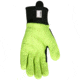 MCR Safety UltraTech Mechanics Hi-Vis Heat and Abrasion Resistant Gloves, Corded Cotton Double Palm, TPR Back of Hand Protection, Hi-Vis Lime/Black, Large, MC504L