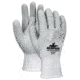 MCR Safety UltraTech Work Gloves, 13 Gauge Nylon Shell, Gray/White, Large, 9698L