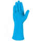 MCR Safety Unlined Nitrile Gloves, 12in Length, 8 mil Thickness, Industrial Grade, Blue, Large, 5300L