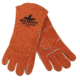 MCR Safety Welding Leather Work Gloves, Premium Shoulder Leather, Russet, X - Large, 4300