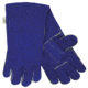 MCR Safety Welding Leather Work Gloves, Regular Shoulder Split Leather, Full Sock Jersey Lining, Blue, X - Large, 4501
