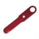 McRees Precision Savage Barrel Nut Wrench, Square Notch, Stainless Steel, Candy Red, MMS-BNW-S-SQ-RED