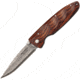 MCUSTA Damascus Linerlock Folding Knife,3.25in,Damascus Steel,Brown,Cocobolo Wood Handle MCU24DR
