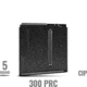 MDT 301 PRC 5 Round Rifle Magazine, Black, 105123-BLK-5RD