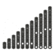 MDT M-LOK Picatinny Rail, 5 Slots, 2.5 inch, Black 103150-BLK