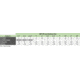MDT M-LOK Picatinny Rail, 5 Slots, 2.5 inch, Black 103150-BLK