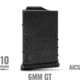 MDT Polymer 6GT 10-Round Rifle Magazine, Black, 107710-BLK-10RD