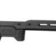 MDT Remington 700 Long Action ACC Elite Chassis Base, Remington 700 LA CIP 3.850in, Right Hand, Black, 106829-BLK