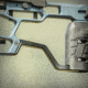 MDT Remington 700 ACC Elite Short Action Chassis System, Left Hand, Blue, 106802-TBL